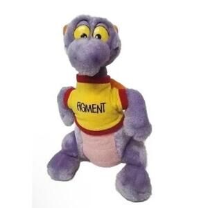Vintage 1982 Figment Plush 10" Dragon Walt Disney World Disneyland Purple